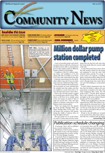 Million dollar pump station completed Million dollar pump station ...
