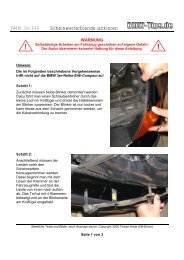 BMW 3er E46 Scheinwerferblende lackieren