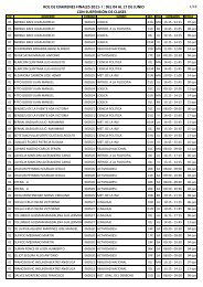 rol de examenes finales 2011- i : del 04 al 17 de junio con ...