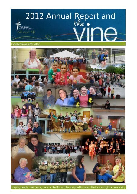 Annual Report 2012 – compressed - York St Church of Christ
