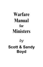 Warfare Manual Ministers - Fire and Ice Ministries River of Life ...