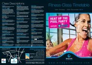 Fitness Class Timetable - Bridport Leisure