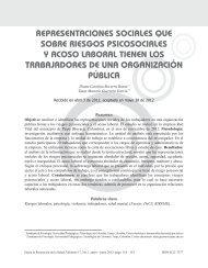 representaciones sociales que sobre riesgos psicosociales y acoso ...