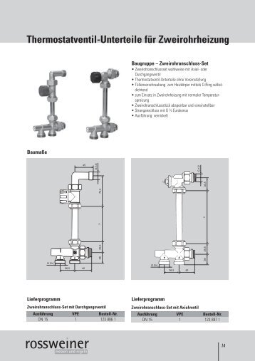 Technischen Information - Rossweiner