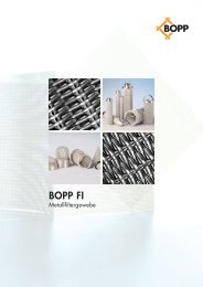 A4 BroschÃƒÂ¼re Metallfiltergewebe09 dÃ¢Â€Â“def - G. Bopp & Co AG