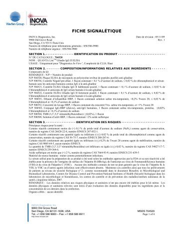 FICHE SIGNALÃTIQUE - Inova