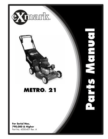 METRO® 21 - Exmark