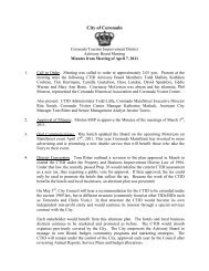 4/7/11: CTID Meeting Minutes - Coronado Tourism Improvement ...