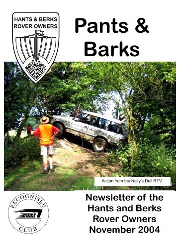 Pants & Barks - Hants & Berks Rover Owners