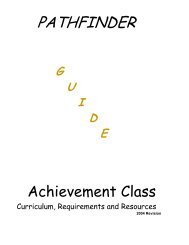Guide - Sixth Achievement Class - SDA General Conference Youth ...