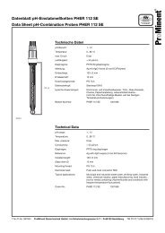 Medidor de pH PHER 112 SE - ProMinent