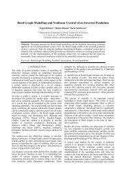 Bond Graph Modelling and Nonlinear Control of an Inverted Pendulum