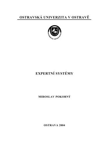 Expertni systemy_4_1.pdf - OstravskÃƒÂ¡ univerzita v OstravÃ„Â›