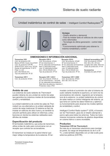 Sistema de suelo radiante