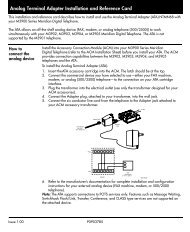 M3900 Series Analog Adapter (Connects Faxes/modems)