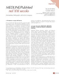 MEDLINE/PubMed nel XXI secolo - Biblioteche oggi