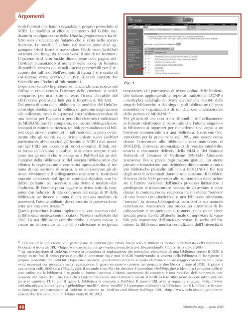 MEDLINE/PubMed nel XXI secolo - Biblioteche oggi