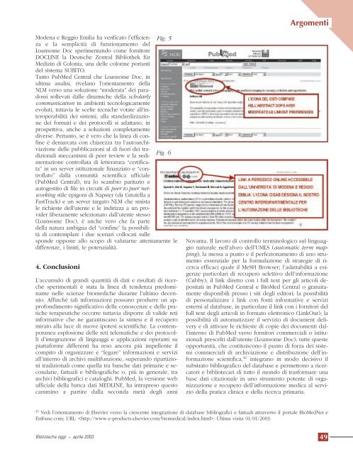 MEDLINE/PubMed nel XXI secolo - Biblioteche oggi