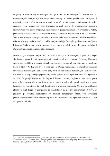 Integracja i dyskryminacja â krajobraz 2009 - Instytut Spraw ...
