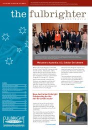 November - Australian - American Fulbright Commission