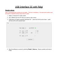 USB Interface III and Fldigi Setup - microHAM