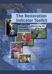 The Restoration Indicator Toolkit - Envirolink