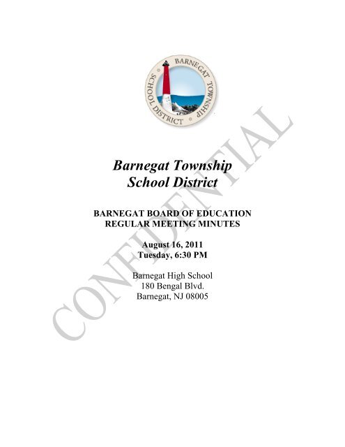 8-16-11 - Barnegat Township School District