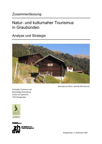 Natur- und kulturnaher Tourismus in Graubünden - Berggebiete.ch