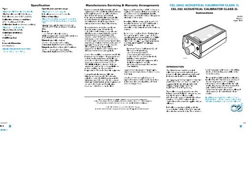 Instruction Manual - Field Environmental Instruments