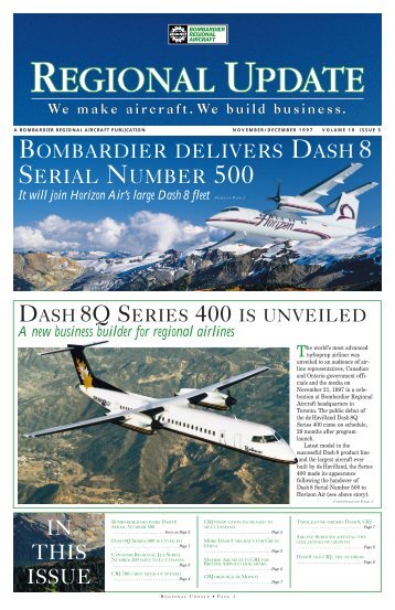 IN THIS ISSUE - Bombardier