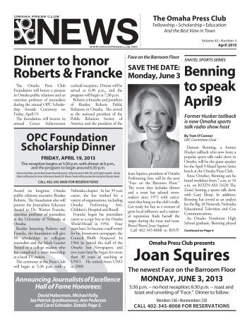 Joan Squires - The Omaha Press Club