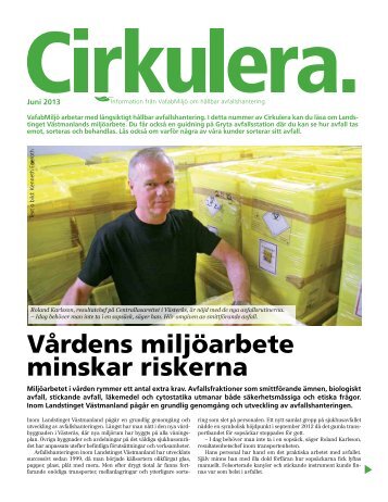 Cirkulera nyhetsbrev juni 2013 - VafabMiljö