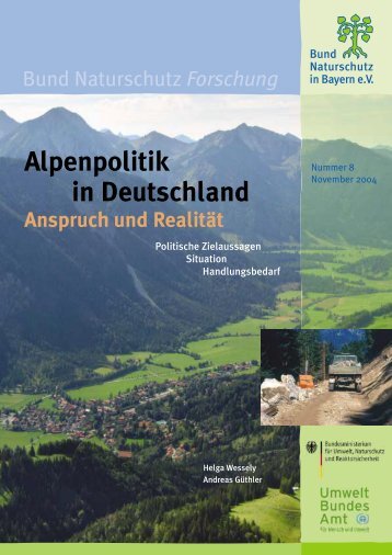 Alpenpolitik in Deutschland - Bund Naturschutz in Bayern eV