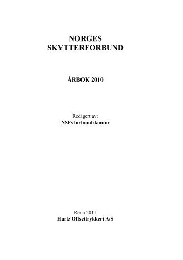 Årbok 2010.pdf - Norges Skytterforbund