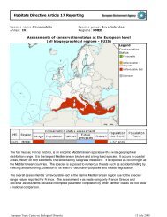 Habitats Directive Article 17 Reporting - Eionet Forum - Europa