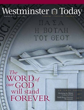 Download a PDF here - Westminster Theological Seminary