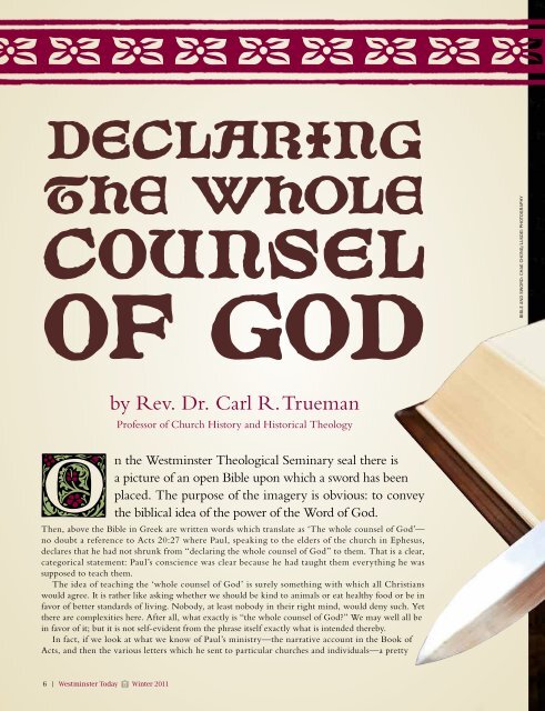 Download a PDF here - Westminster Theological Seminary