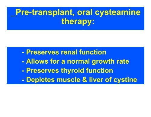 Adult Medical Issues in Cystinosis--William Gahl, M.D.