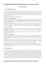 Combinatoria 1 Principios bÃ¡sicos 2 Variaciones - Materias.unq.edu.ar