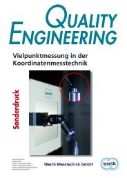 Sonderdruck - Werth Messtechnik GmbH