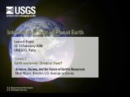 Mark Myers - International Year of Planet Earth