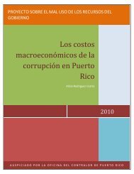 Los costos macroeconÃ³micos de la corrupciÃ³n en Puerto Rico