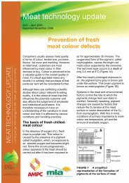 Prevention of fresh meat colour defects - Red Meat Innovation