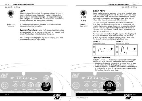 Instruction Manual GP 3500 - Minelab