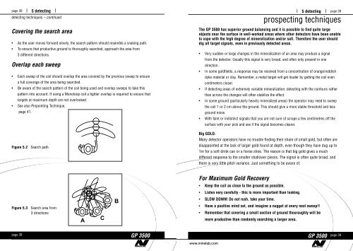 Instruction Manual GP 3500 - Minelab