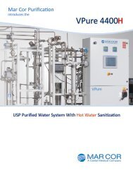 VPure 4400 H Brochure - Mar Cor Purification