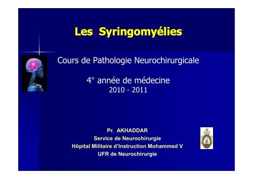 Les Syringomylies - medramo