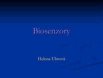 Biosenzory