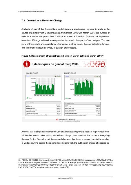 e-governance and citizen information - Universitat Oberta de ...