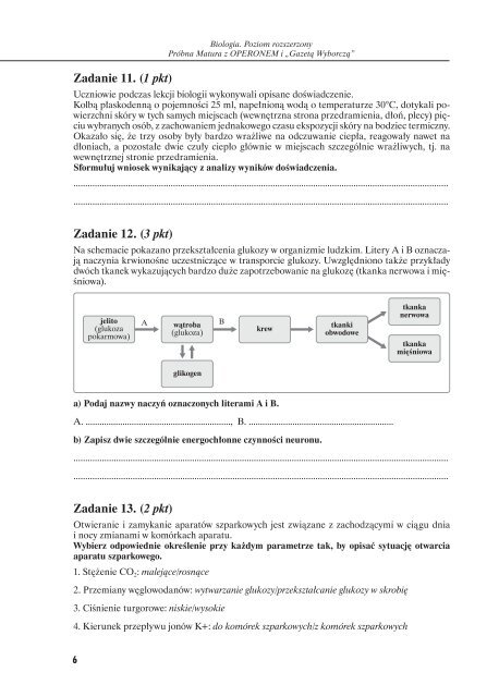 Biologia - poziom rozszerzony - Gazeta.pl